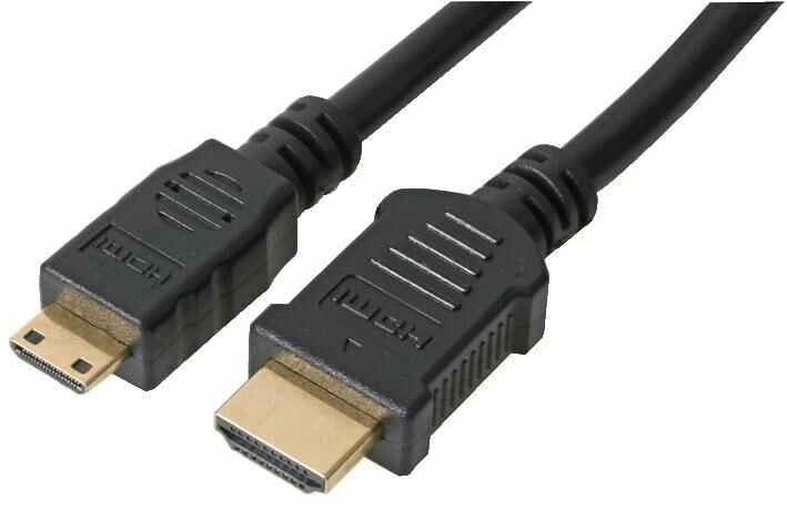 PRO SIGNAL - HDMI A Male to HDMI Mini C Male Lead, 2m Black