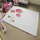 image 4 of Rose Drawing (Rug) Pink | Small: 60x110cm