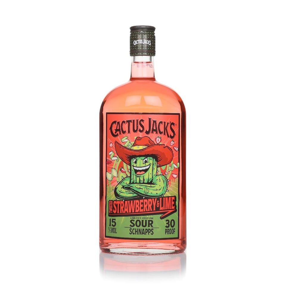 image 1 of Cactus Jacks Twisted Strawberry  Lime | Clear