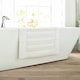 image 1 of Bliss Pima 100% Cotton Bath Mat 50x80cm – Ultra-Soft 1600GSM Luxury Bathroom Rug | White | 50 x 80cm