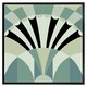 image 2 of Green geo arches (Picutre Frame) Grey | XS