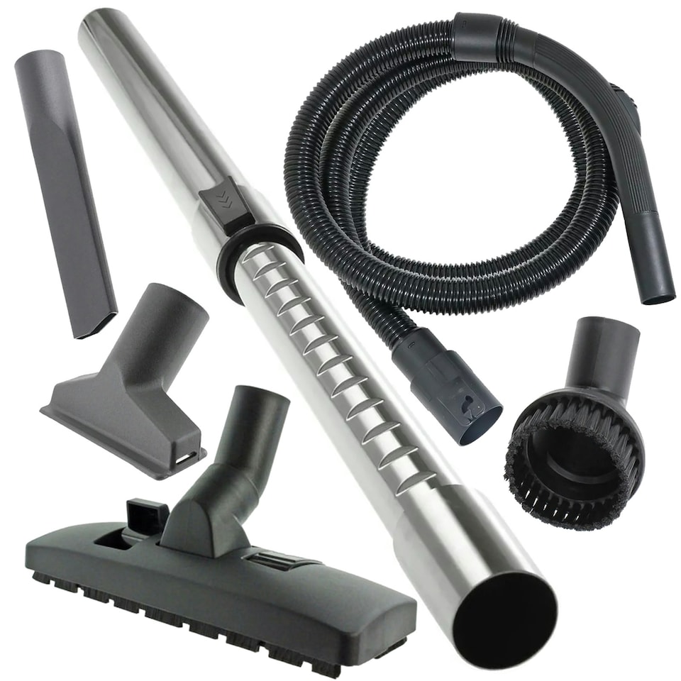 image 1 of SPARES2GO Hose Tool Kit for MacAllister 16L MWDV-16 20L MWDV-20 30L MWDV-30 Vacuum Rod Set