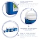 image 2 of Atlantic Blue 24L Cool Box - Large Insulated Camping Picnic Portable Travel Car Ice Food Cooler Freezer Fridge Storage Coolbox