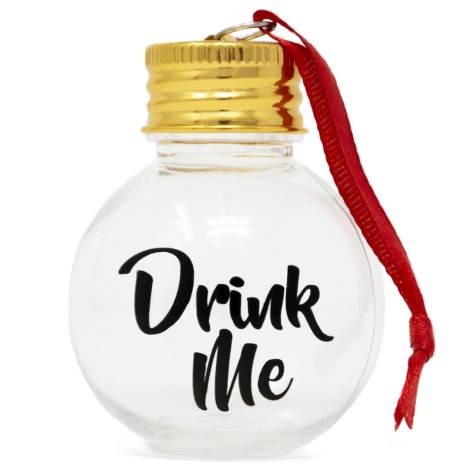image 1 of Gift Republic Set of 6 Festive Boozeballs Christmas Ornament