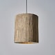 image 1 of ValueLights Natural Rustic Wooden Tree Log Cylinder Ceiling Light Shade | Brown