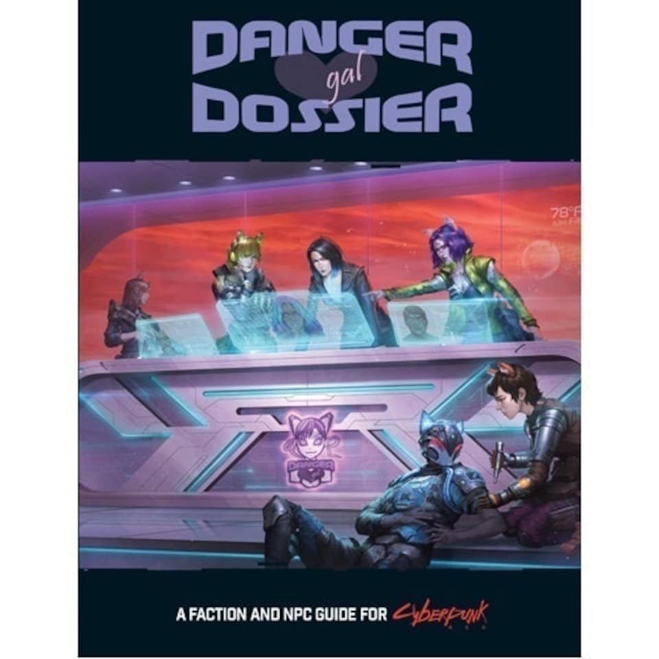 Cyberpunk Red RPG Danger Gal Dossier