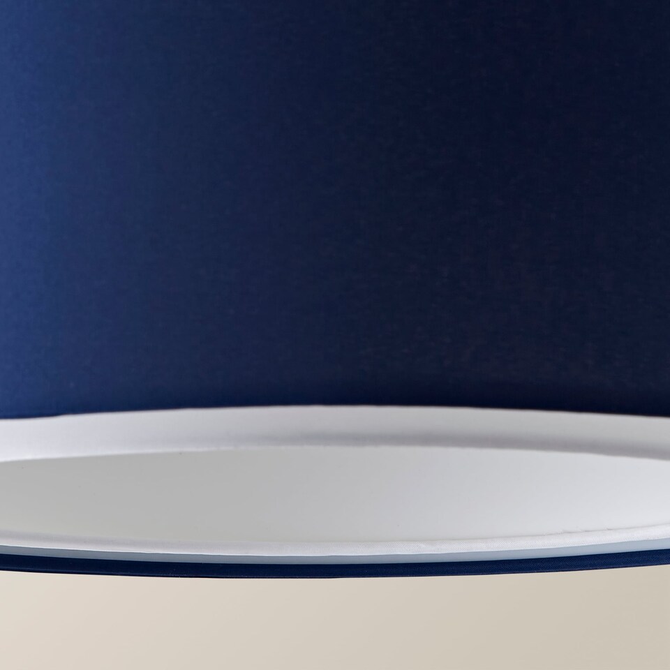 image 1 of ValueLights Sophia Large Navy 2 Tier Ceiling Light Shade and Bulb