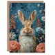 image 1 of Cute Bunny Spring Flowers Girl Boy Kids Daughter Son Birthday Card