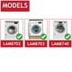 image 2 of SPARES2GO Door Seal Gasket for Lamona LAM8702 LAM8703 LAM8740 Washing Machine
