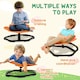 image 5 of AIYAPLAY Sensory Spinning Chair for Kids, for Balance, Coordination, Orange