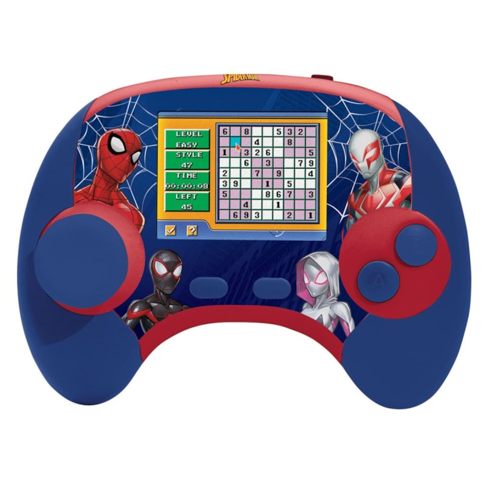 image 1 of Lexibook JCG100SPI1 Spiderman Educational Handheld Bilingual Console with LCD Screen