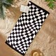 image 5 of Catherine Lansfield Checkerboard Black Beach Towel | Black