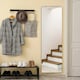 image 9 of HOMCOM Full Length Mirror Floor Standing or Wall-Mounted, Dressing Mirror, Black