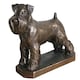 image 1 of Schnauzer Figurine On Base In Solid Cold Cast Bronze Designed By David Geenty