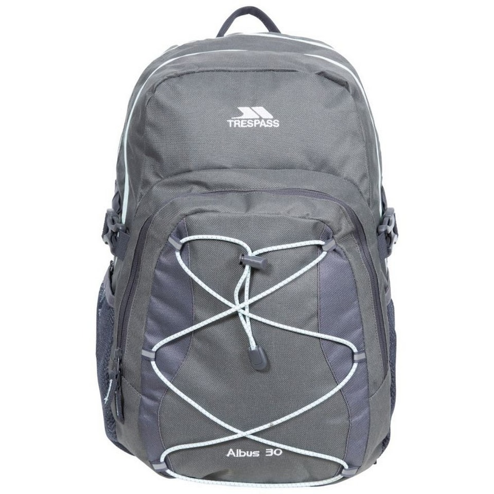 image 1 of Trespass Albus 30 Litre Casual Rucksack/Backpack | Black | Carbon | One Size | 1