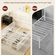 image 8 of HOMCOM 5ft Metal King Platform Bed Frame w/ Underbed Storage Headboard White