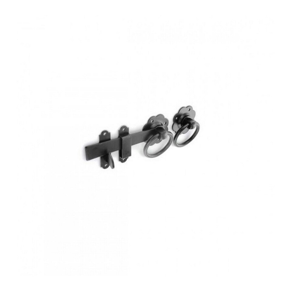 Securit Ring Gate Latch - Black - 150mm