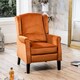 image 4 of Barksdale Recliner Armchair - Orange