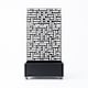 image 1 of Nicoman Metal Outdoor Privacy Screen Panel with Planter | Black | Black | 1
