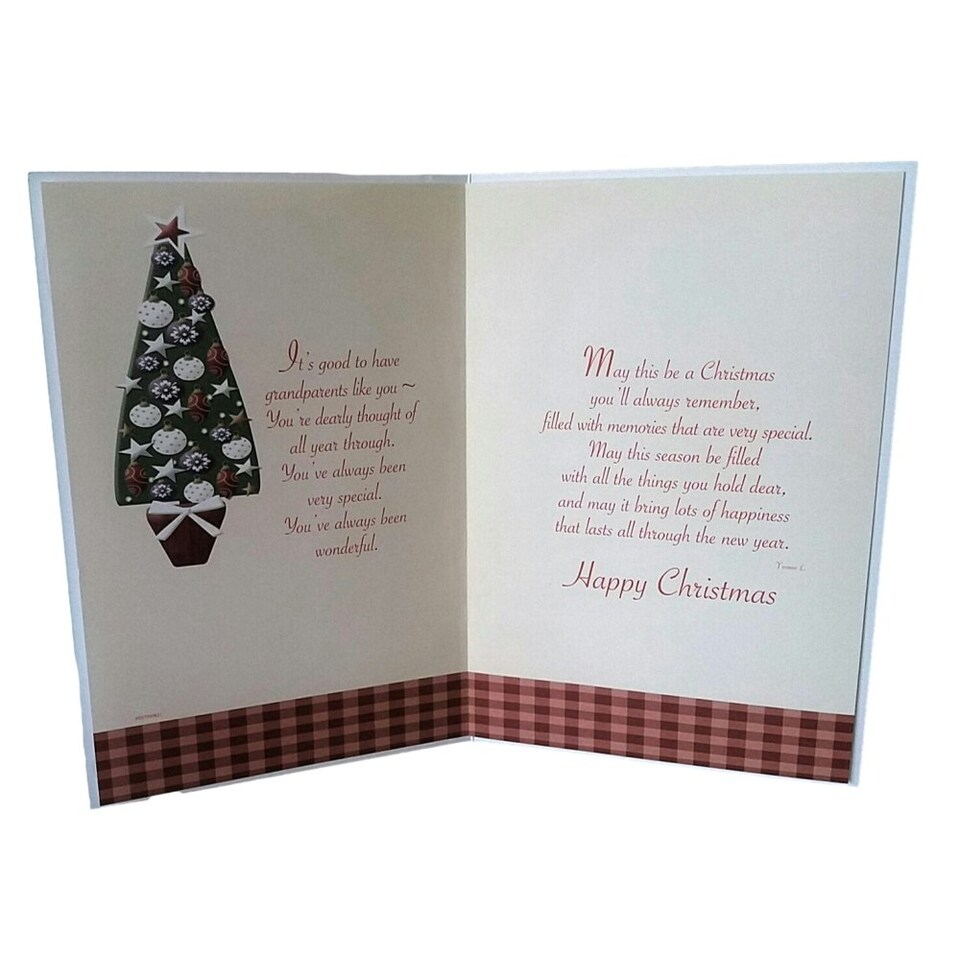 image 1 of With Love Nan and Grandad Happy Christmas card