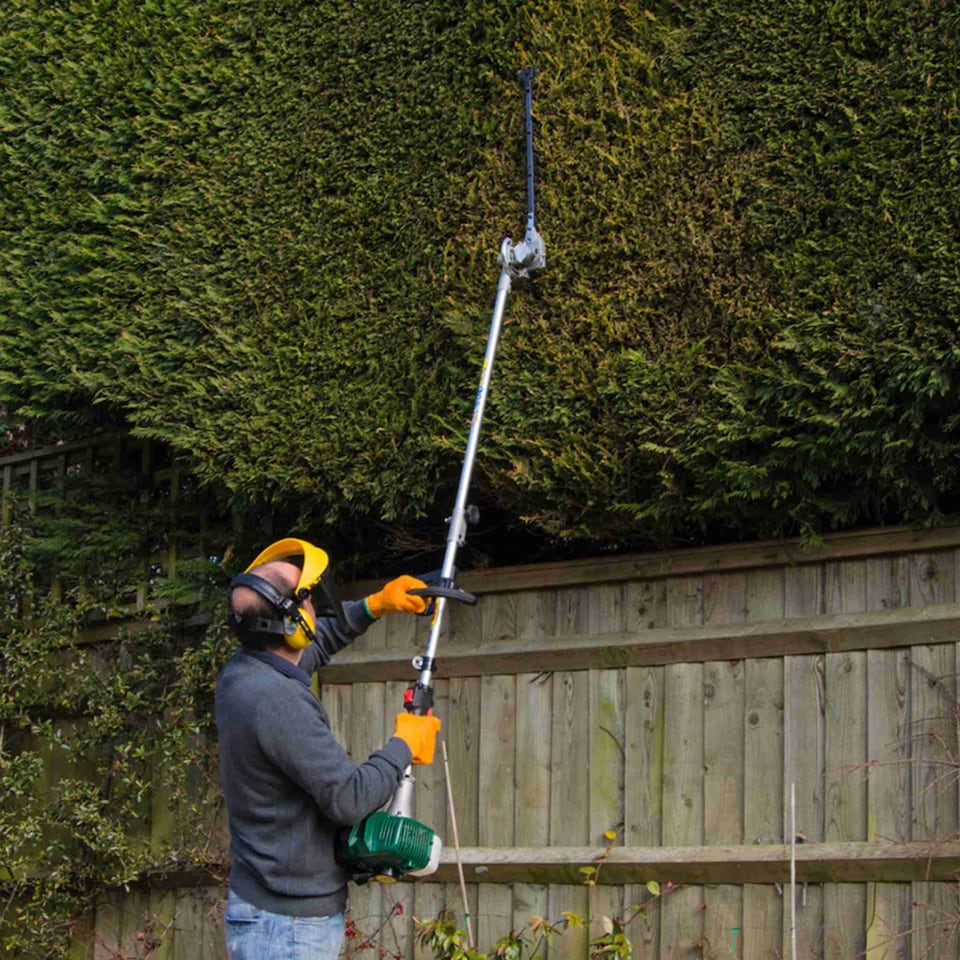 image 1 of Webb WEPHT26 26cc Petrol Split-Shaft Long-Reach Hedge Trimmer 42cm
