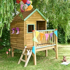 Winny Platform Playhouse with Veranda 6 x 5