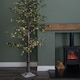 image 8 of 8ft (2.40m) Tall Light up Christmas Snow Tree with 412 Warm White LEDs