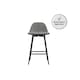image 2 of Calvin Counter Stool in PU Camel | Orange | Camel