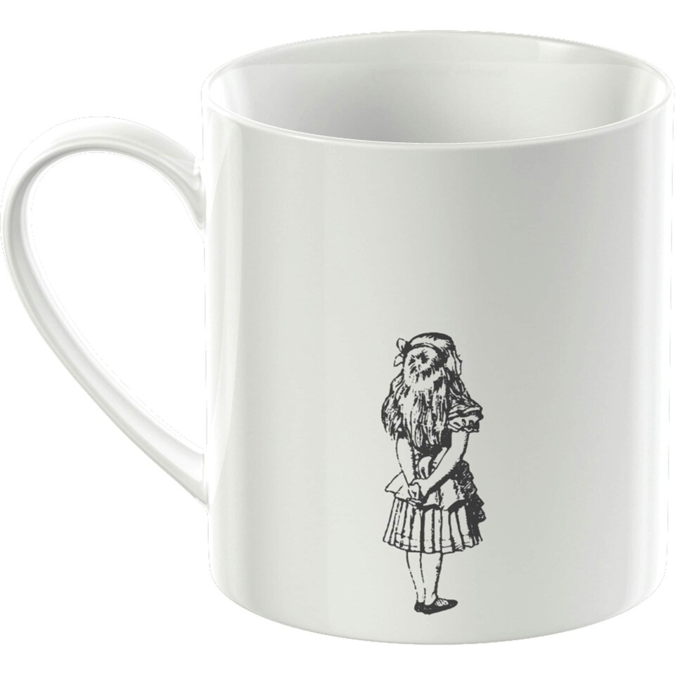 image 1 of V&A Alice in Wonderland Mug White 350ml | White