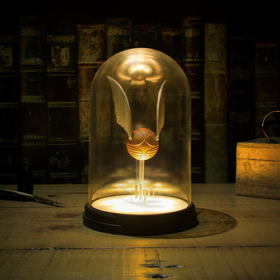 image 1 of Harry Potter Levitating Golden Snitch Light, Touch Control Desk Lamp Collectible Decor Gift,Paladone