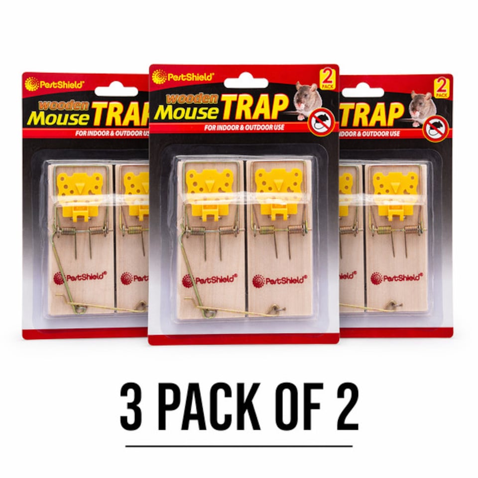 image 1 of PestShield Plywood Mouse Trap 2 Pack