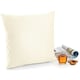 image 3 of Westford Mill Fairtrade Cotton Canvas Cushion Cover - Natural - M