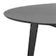 image 9 of Roxby Round Dining Table in Black 140x76cm
