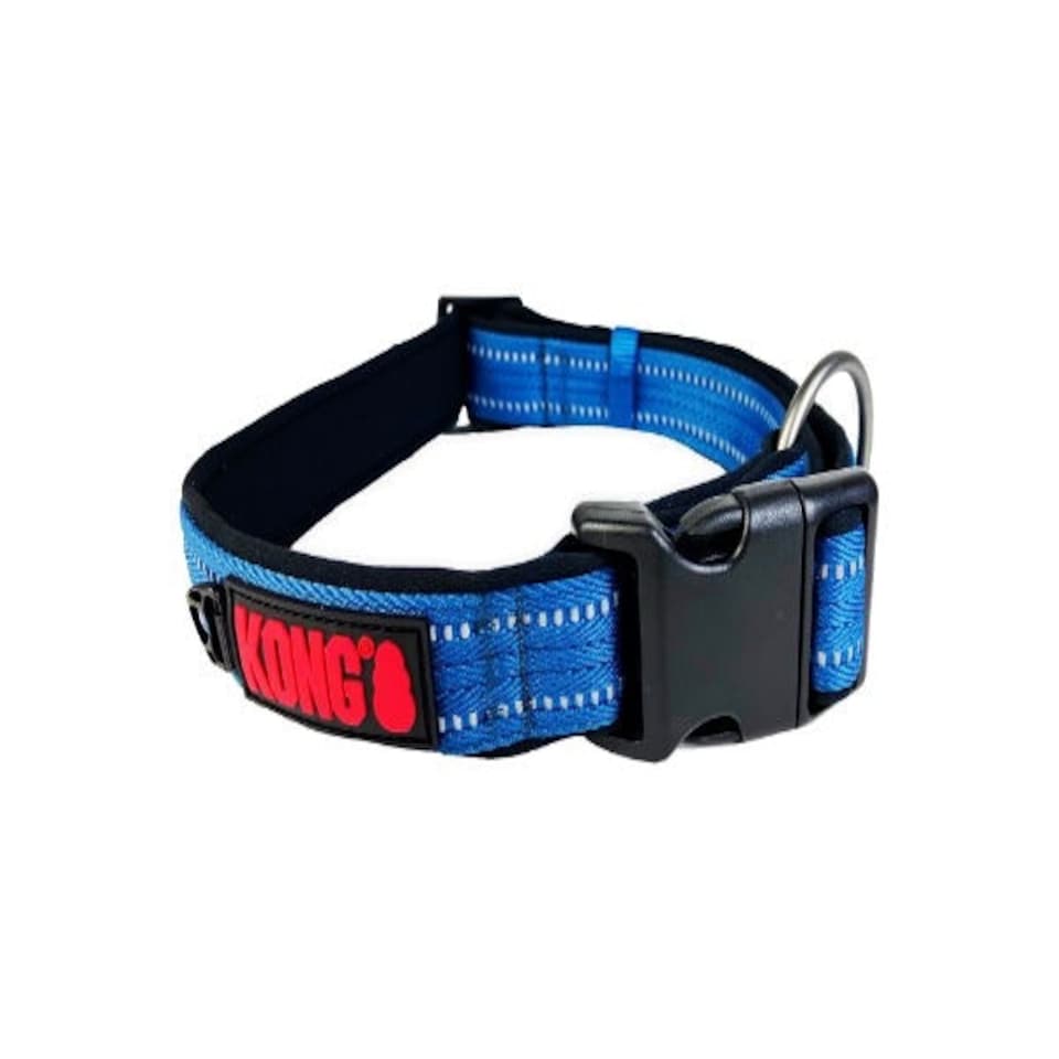 KONG Adjustable Collar Blue L 25Mm W 45-66Cm L