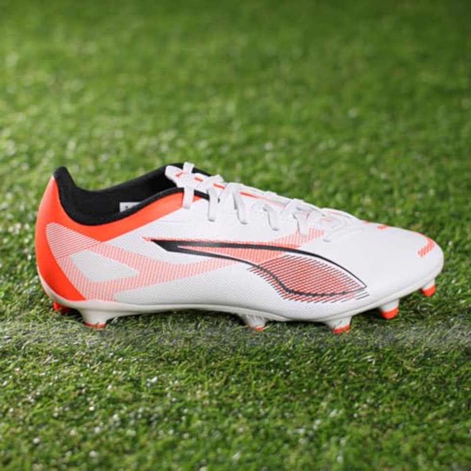 image 1 of Puma Ultra 5 Play FG/AG Football Boots 9 White/Black/Red