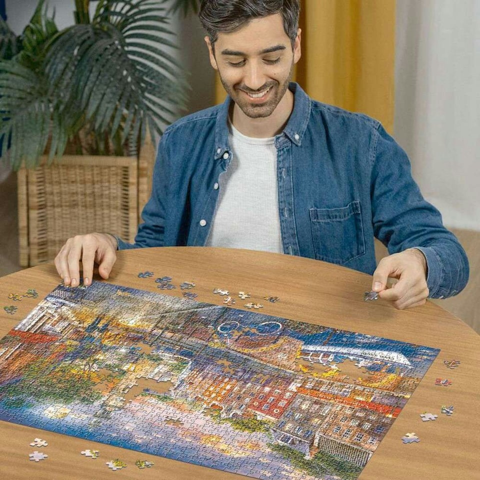 image 1 of Ravensburger Amsterdam 1000 Piece Jigsaw Puzzle