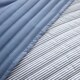 image 2 of Catherine Lansfield Stripe Quilted Reversible Bedspread | Blue | One Size