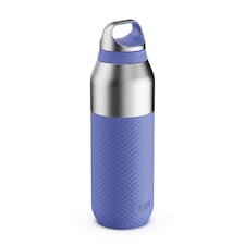 ION8 ROAM Insulated Steel Water Bottle, Rubberised, 655ml / 22oz