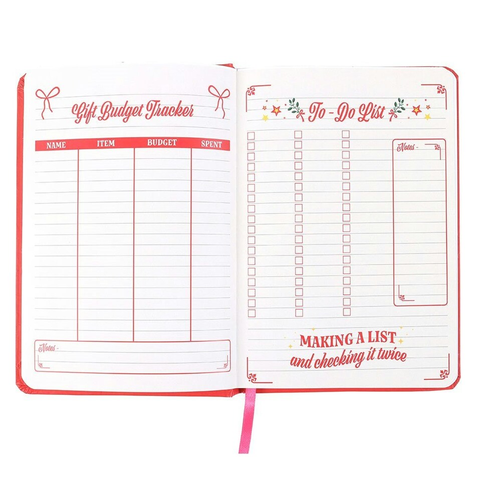 image 1 of Christmas A5 Notebook Planner