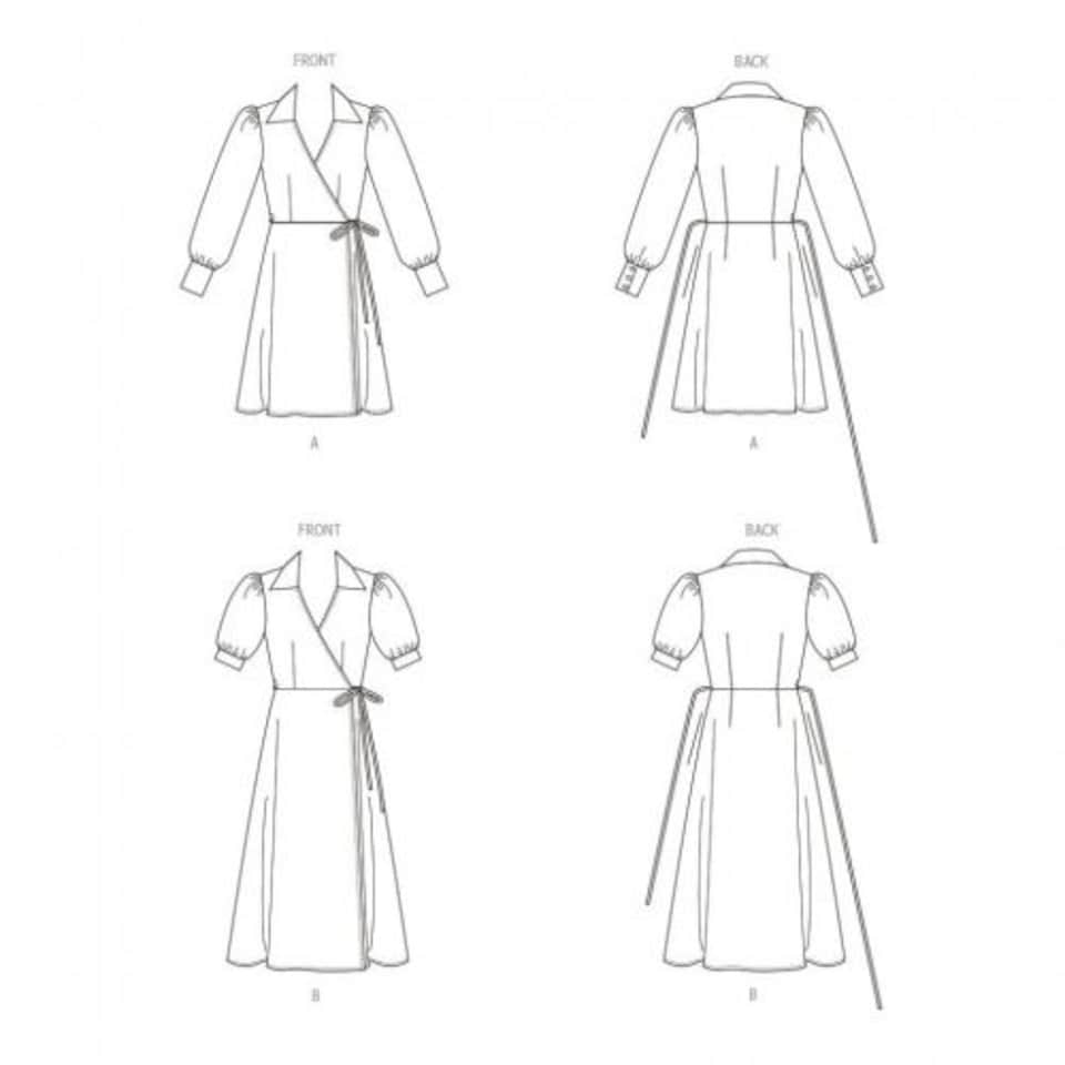 image 1 of Simplicity 6928 Paper Sewing Pattern – Women’s Dress, Size B5 (8–10–12–14–16), Easy