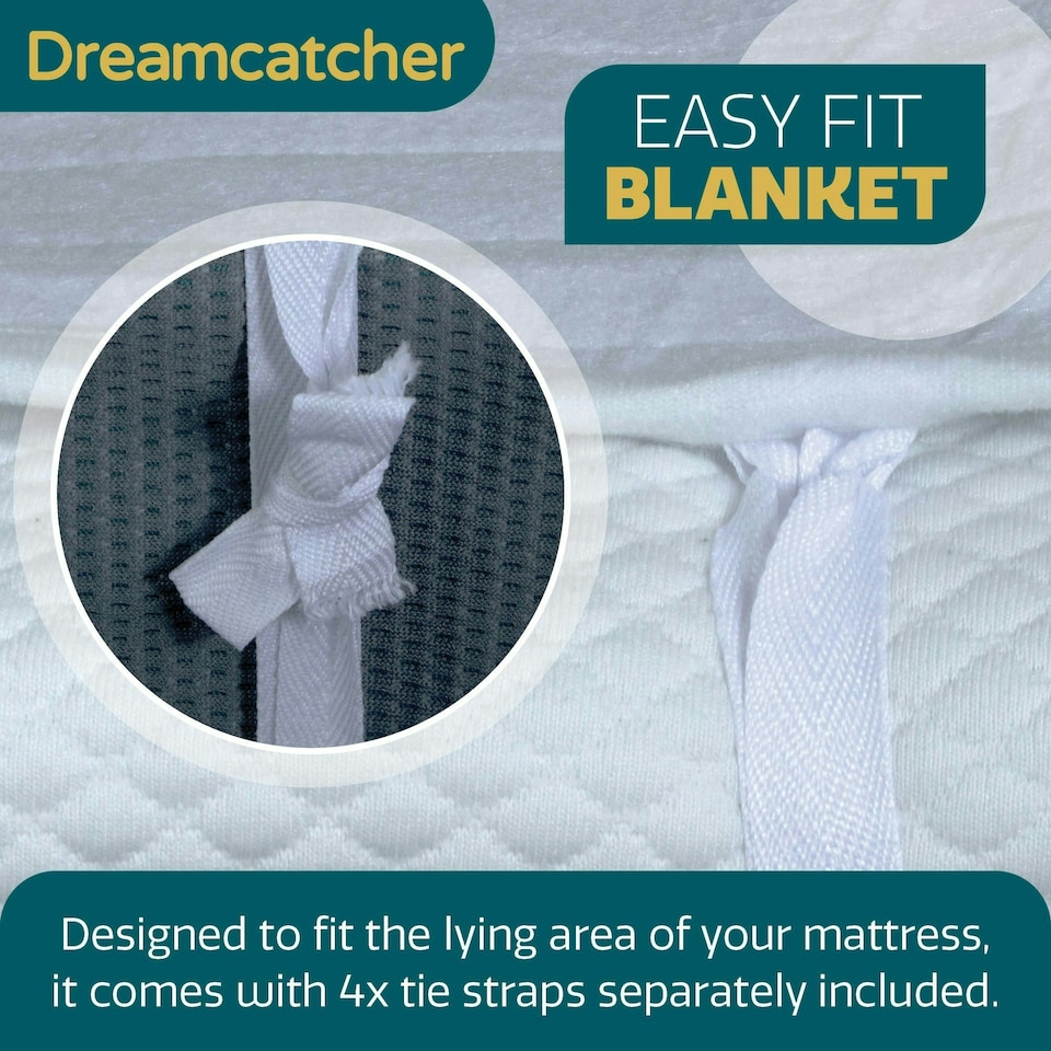 image 1 of Dreamcatcher Double Electric Under Blanket Heated Fitted Cover Single Control
