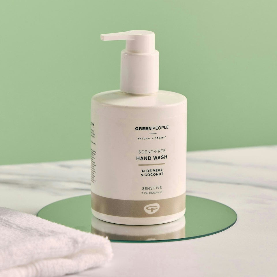 image 1 of Green People Scent Free Hand Wash - For Sensitive Skin - Paraben & SLS Free - Natural, Organic & Vegan, 75ml