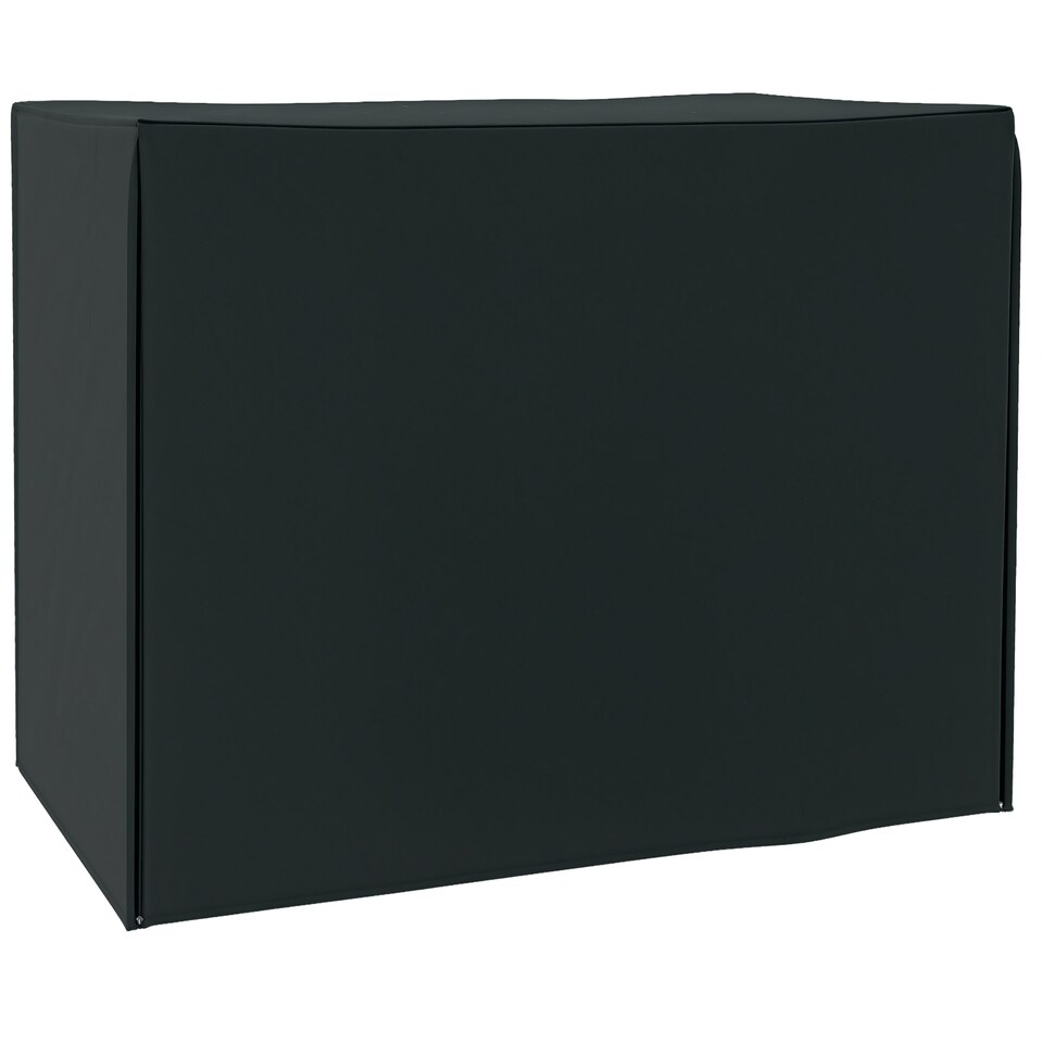 image 1 of Outsunny 3 Seater Garden Swing Cover, Windproof and Anti-UV Black