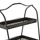 image 4 of Lexa Black Metal Storage Rack Black