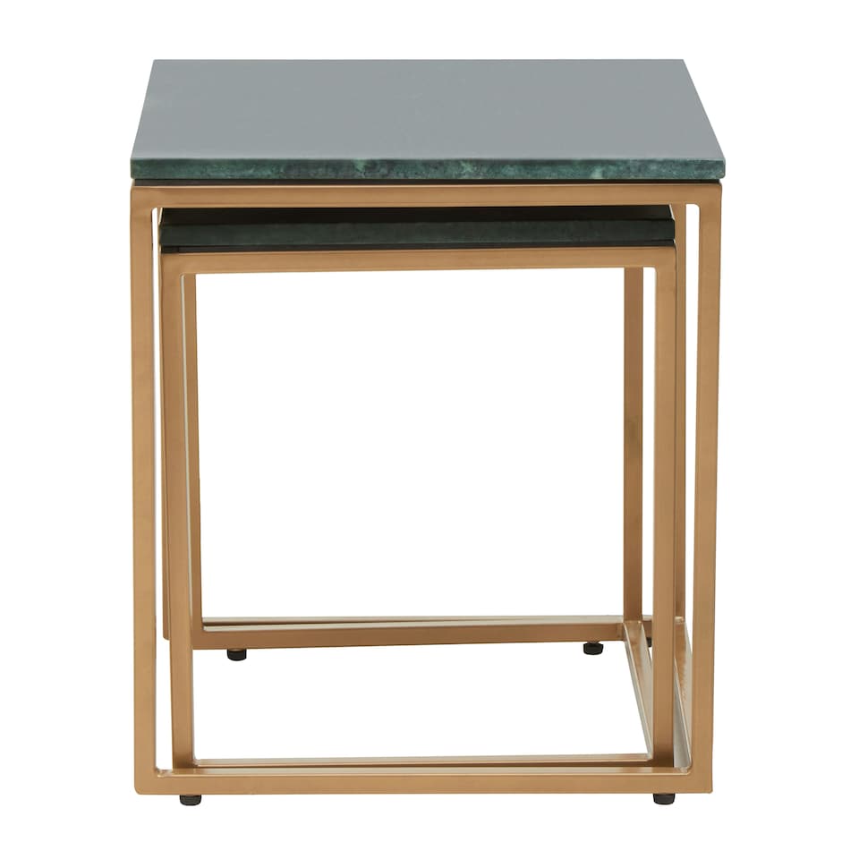 image 1 of Interiors by Premier Set Of Two Tables Green