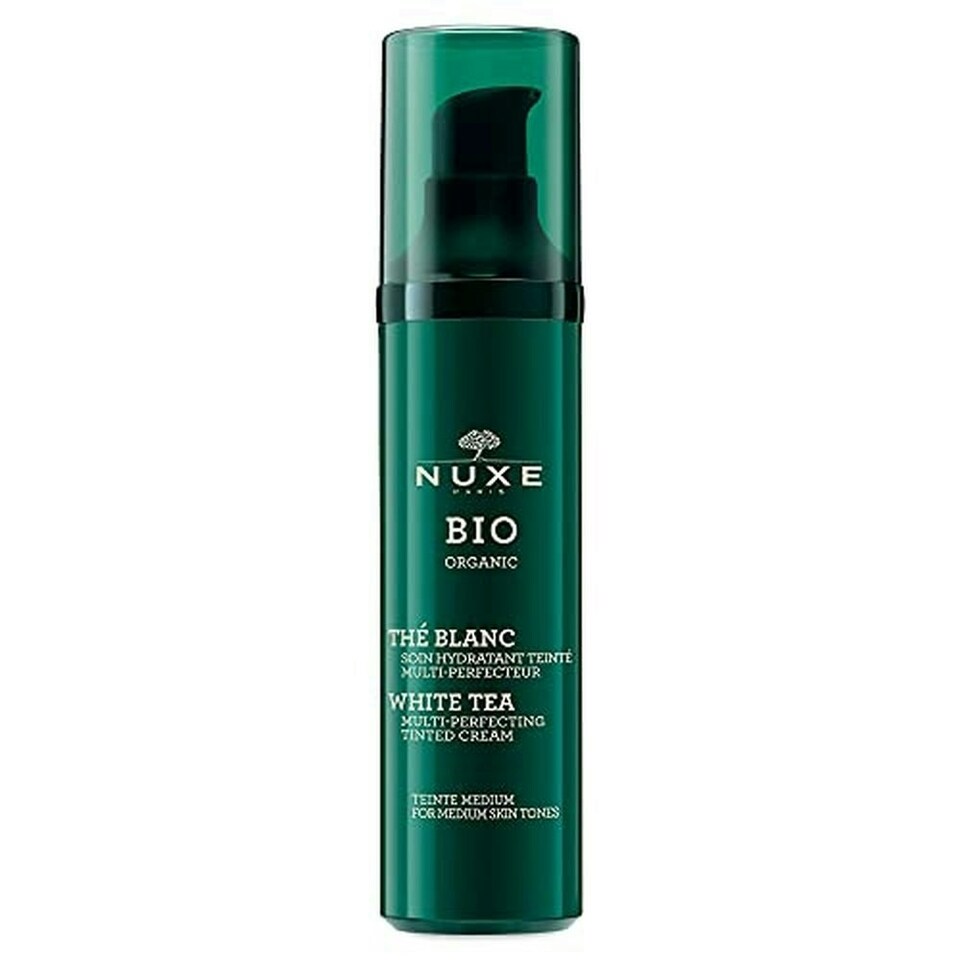 image 1 of Nuxe Bio Organic White Tea Multi-Perfecting Tinted Face Cream 50ml - Medium Skin Tones