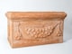 image 1 of Primrose Garden Large Terracotta Red Trough Planter With Decorative Detail 80cm