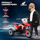 image 3 of HOMCOM Honda Licensed 6V Kids Electric Motorbike, Three Wheel Ride On Motorcycle Car with Horn, Sound, for Ages 18-36 Months - Red
