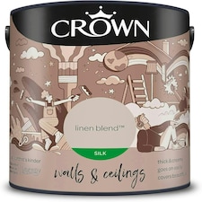 Crown Walls & Ceilings Silk 2.5L Linen Blend