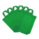 image 1 of Pack of 25 Dark Green Coloured 30x38x10cm Non-Woven Bags with Handle | Green